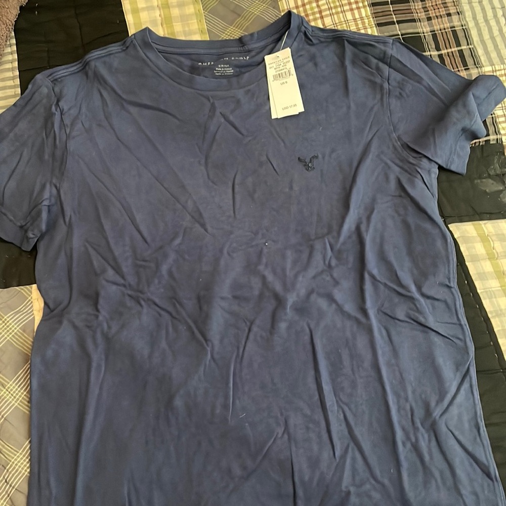 American eagle blue brand new t shirt